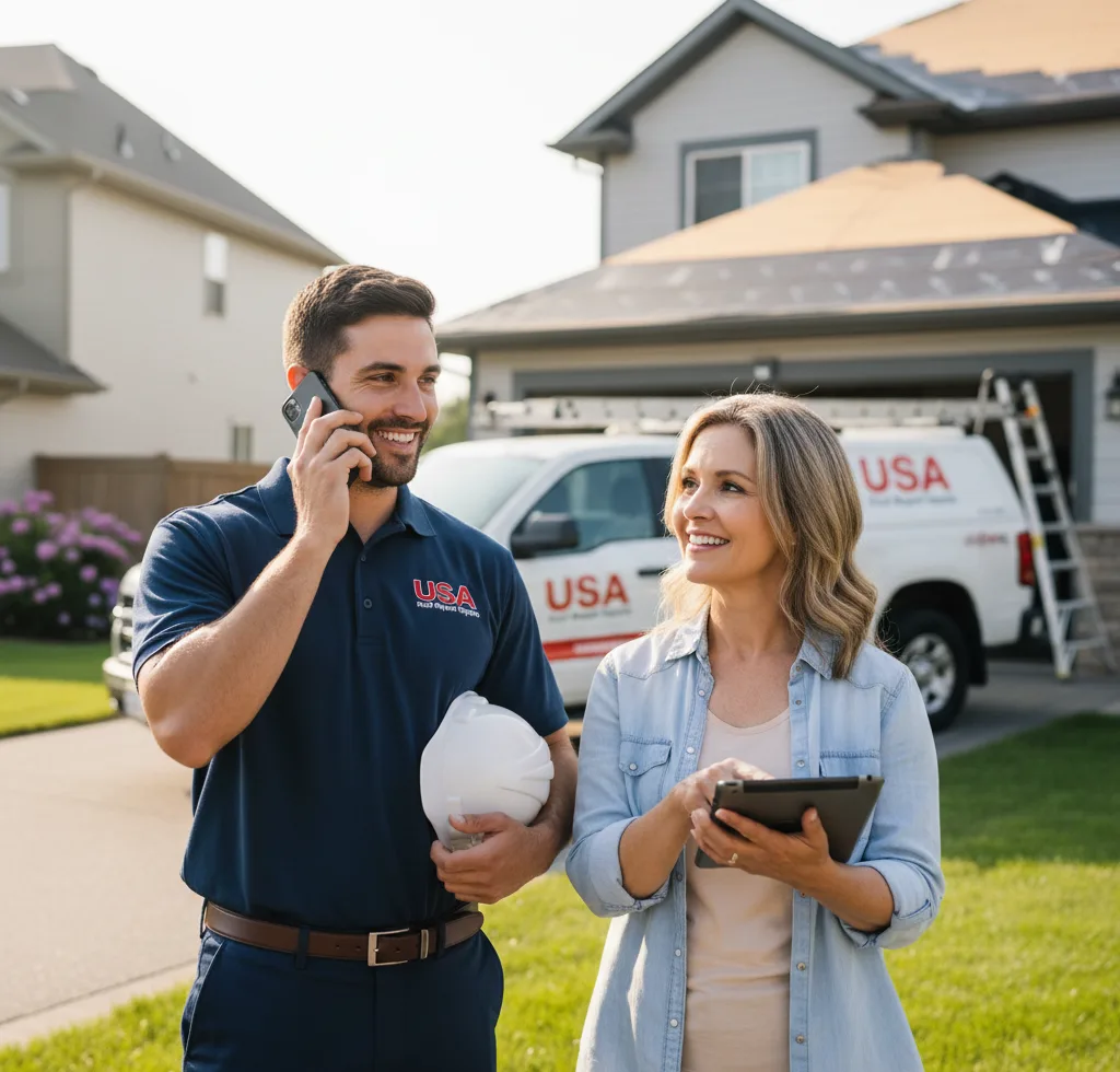 USA Roof Repair Experts customer support in Nova